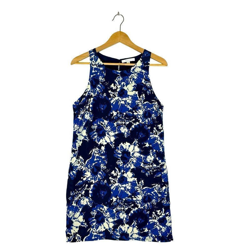 PIPERLIME Blue & White Sheath Dress Size Medium